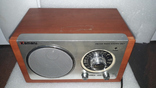 Radio Moderna Sin Radio Caja De Madera Para Restaurar 