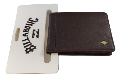 Billetera Billabong Revival Slim Line Bi-fold Wallet Brown