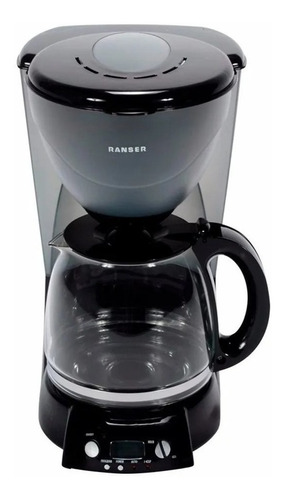 Cafetera Ranser CA-RA68T automática negra de filtro 220V