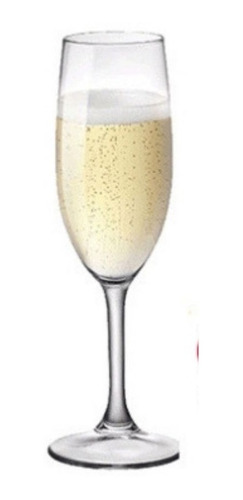 Imagen 1 de 10 de Vaso Copa Vidrio Champagne 186cc Cristar Aragon X12 Unidades