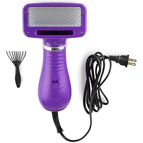 Pet Hair Brush And Hair Dryer For Dogs By  - Slicker Br...