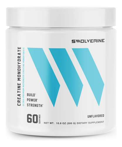 Swolverine Creatine Monohydrate | Micronized Creatine Monohy