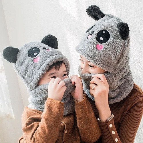 Alm Pasamontañas Touca Gorro Cachecol Para Niños Con El