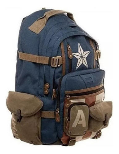Mochila Escolar De Capitán América Para Viajes