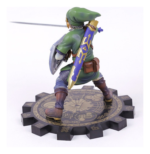 Boneco Link Legend Of Zelda Estatua Nintendo Action Figure
