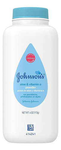 Johnson's Baby Polvo Para Bebé Aloe Y Vitamina E, Kit De 2