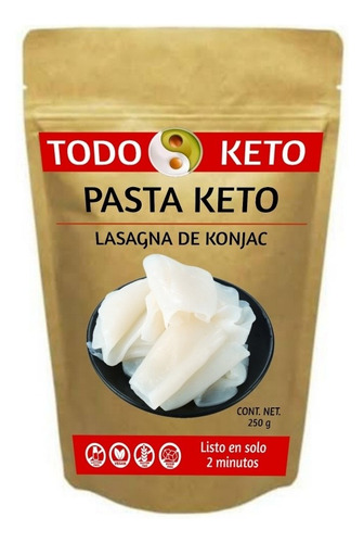 Lasagna De Konjac Pasta Keto Sin Gluten