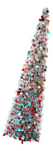 Rbol De Navidad Brillante Plegable, Árbol De Multicolor