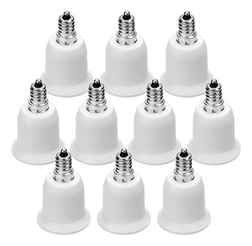 Adaptador Jackyled E12 A E26 E27 - 10 Unidades