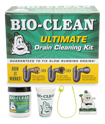 Bio-clean El Kit De Limpieza De Drenaje Definitivo Limpia Dr