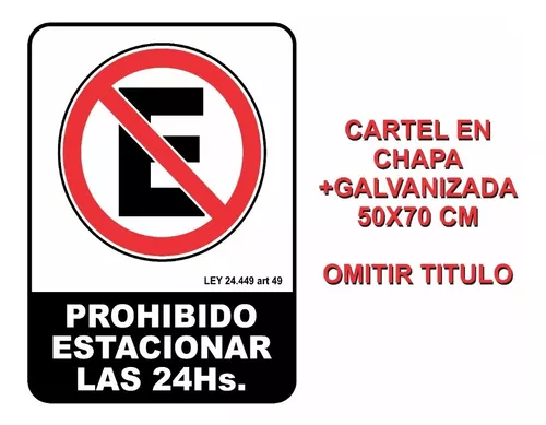 Cartel Propiedad Protegida Alarma Conectada 24hs 22x28 Cm