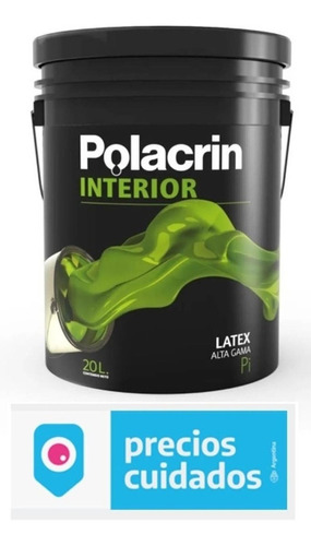 Latex Polacrin Interior Premium 20 Lts Antihongos Lavable