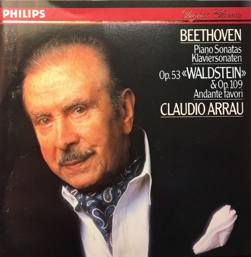 Cd Beethoven Claudio Arrau Piano Sonatas - Made In Germany