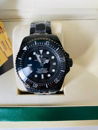 Reloj Rolex Seadweller Big Color Negro Negro Negro Negro (Usado)