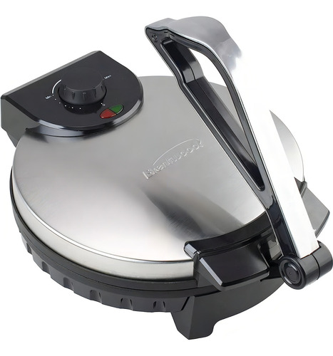 Brentwood Ts-129 - Omelette Eléctrica Antiadherente De Acero Inoxidable, 12 Pulgadas