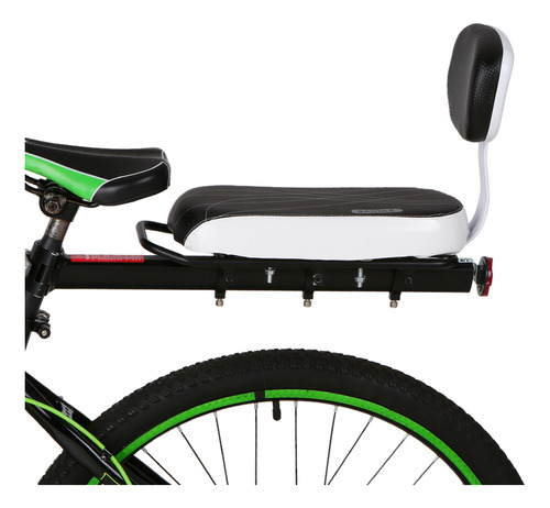 Soporte De Piel Sintética Suave Para Bicicleta Trasera, Bici