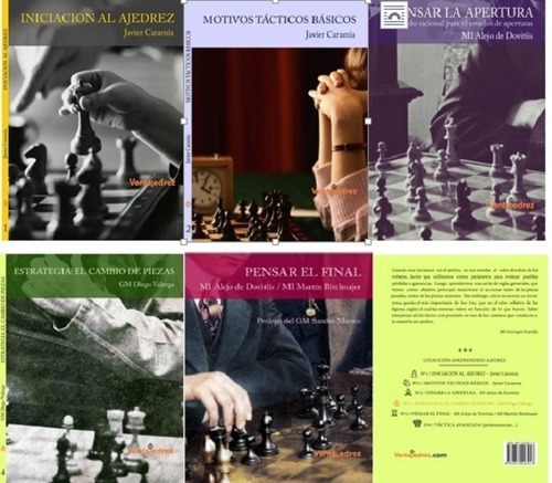 Imagen 1 de 6 de 5 Libros Ajedrez - Coleccion Aprendiedo Ajedrez