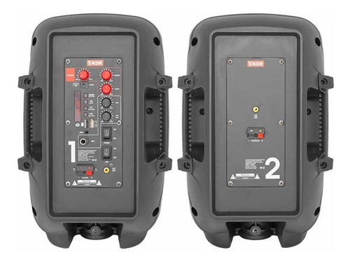 Imagen 2 de 2 de Bocina Kaiser Pak-7908 Con Bluetooth Negra