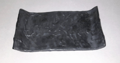 Imagen 3 de 3 de Plato Para Sushi De Gres Modelo Piedra