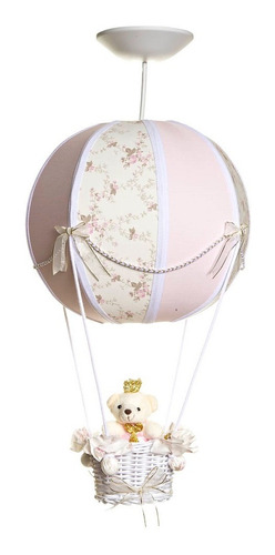 Lustre Balão Bolinha Ursinha Princesa Quarto Bebê Infantil