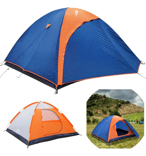 Barraca Camping 3 Pessoas Coluna D Água 1000mm Falcon