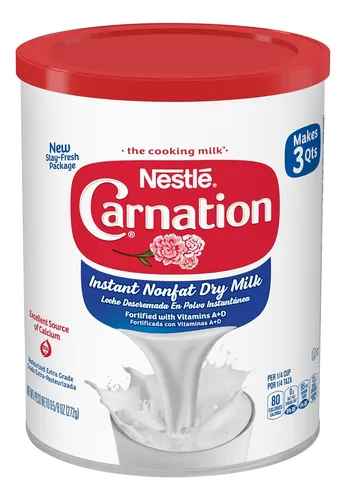 Leche En Polvo Desnatada Carnation 6 Cts - Sabor Y Nutrición