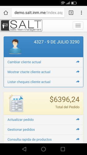 Software Para Tomar Pedidos Por Celular Preventa Vendedores 