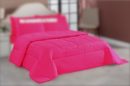 Coberta Quente Para O Inverno Casal Queen 180 Fios Pink