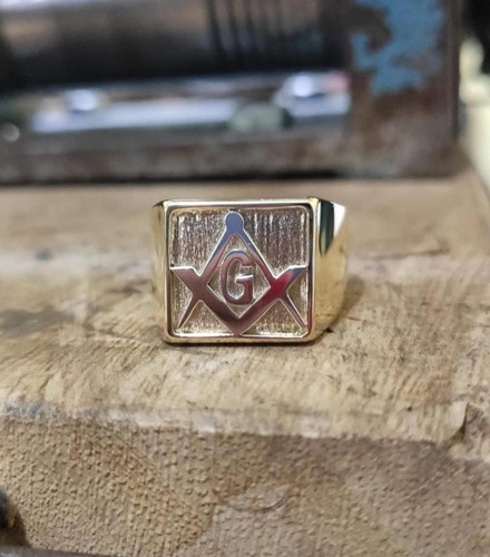 Fabricação De Anel Maçônico Ouro 18k 13 Gramas