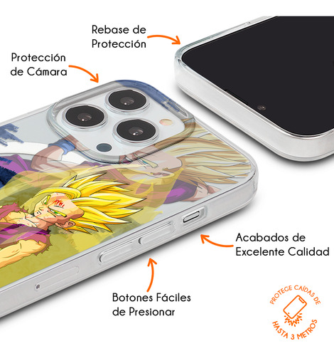 Funda Para iPhone Magsafe Dbz Gohan Super Saiyajin 2 Case