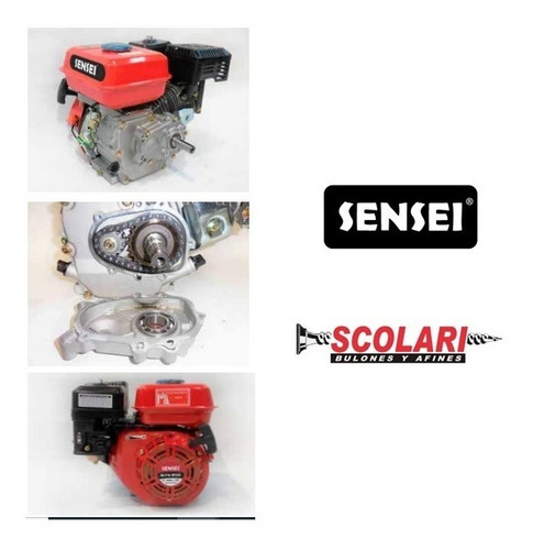 Imagen 3 de 4 de Motor Naftero Sensei M70 Ohv R50 C/reduccion Horizontal 7hp