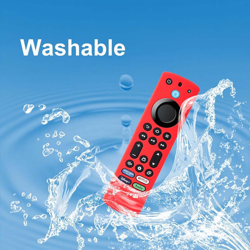 Funda Case Para Amazon Fire Tv Stick 2nd 2023 Control Remoto Rojo