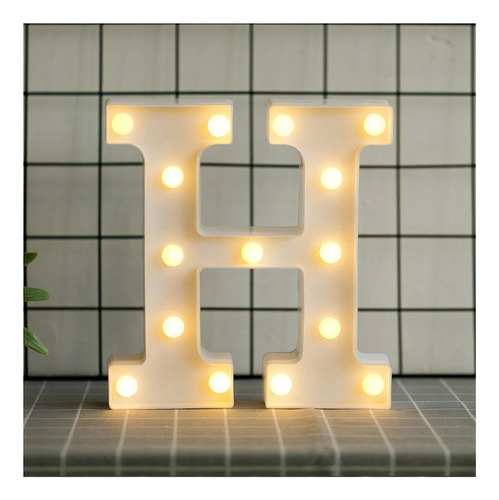 Anuncio luminoso Ele-Gate Luces de números del alfabeto color h x 22cm de alto - 110V/220V