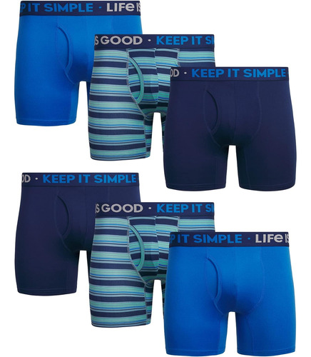 Life Is Good Men's Wears - Briefs Súper Suaves De Boxer (6 P