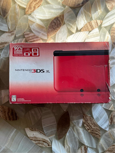 Solo Caja Nintendo 3ds Xl Roja Original Manuales