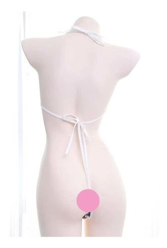 Imagen 4 de 5 de Sexy Lenceria De Blanco Y Negro Con Ropa Interior