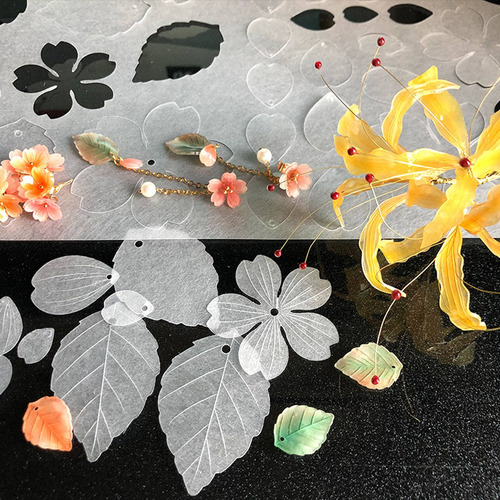 Hoja De Papel Plástico Termocontraíble A Color De 10 Unidade