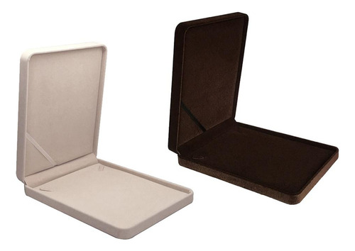 2 Unidades Moda Caja De Collar De Caja Bandeja Caja Caja De