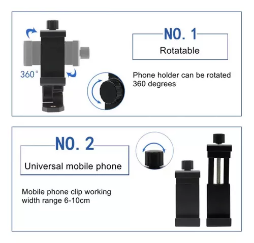 Soporte adaptador de celular para trípode o monopie cámara – Sevendeshop