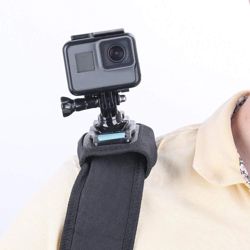 Imagen 2 de 3 de Soporte De Mochila Para Gopro Hero5/6/7/8/9 Black