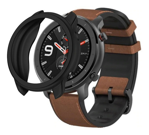 Capa Bumper Tpu Para Relógio Amazfit Gtr 47mm 