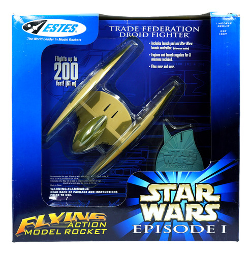 Star Wars Estes Episode 1 Trade Federation Droid Fighter