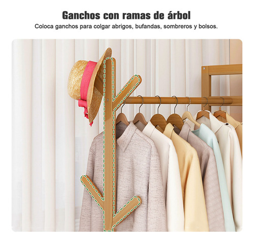 Perchero Simple De Suelo Perchero Para Secar Ropa Moderno Amarillo