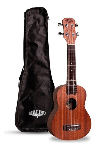 Ukulele Acústico Malibu Soprano Sapele 21s Fosco Natural