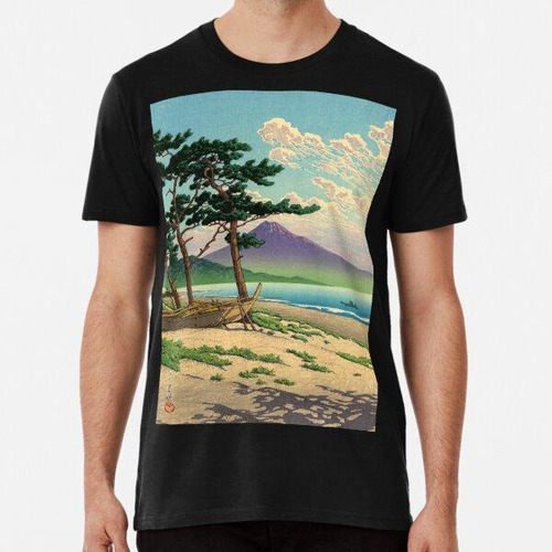 Remera Pine Beach En Miho Por Kawase Hasui Grabado En Madera