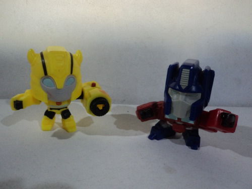 Transformers Lote 2 Figuras Optimus Bumblebee Mc Donalds S16