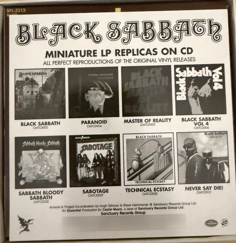 Black Sabbath The Singles Cd Box Edición Limitada (Usado)