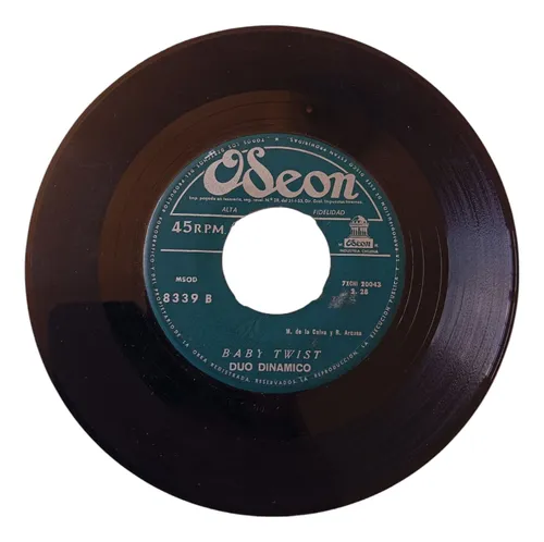 Vinilo Single De Duo Dinamico - Baby Twist( T80 (Usado)