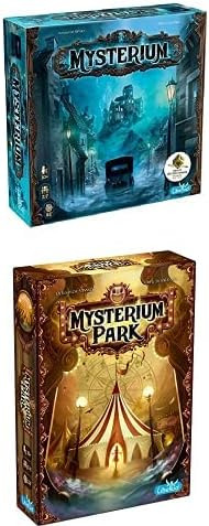 Mysterium And Mysterium Park Board Game Bundle, Incluye Myst