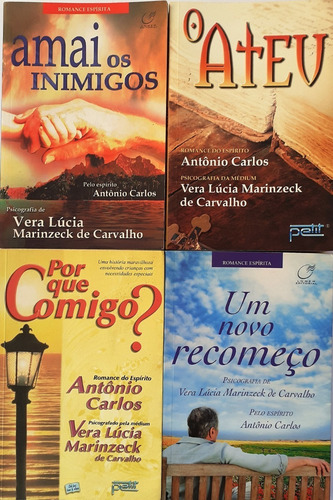 4 Vera Lucia Marinzeck - O Ateu + Amai Os Inimigos +2 Livros